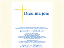Tablet Screenshot of dieumajoie.com